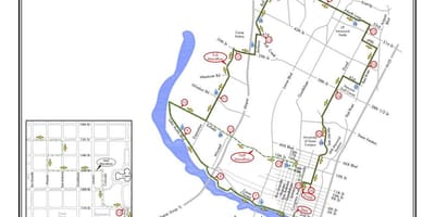 Карта Осцін марафон
